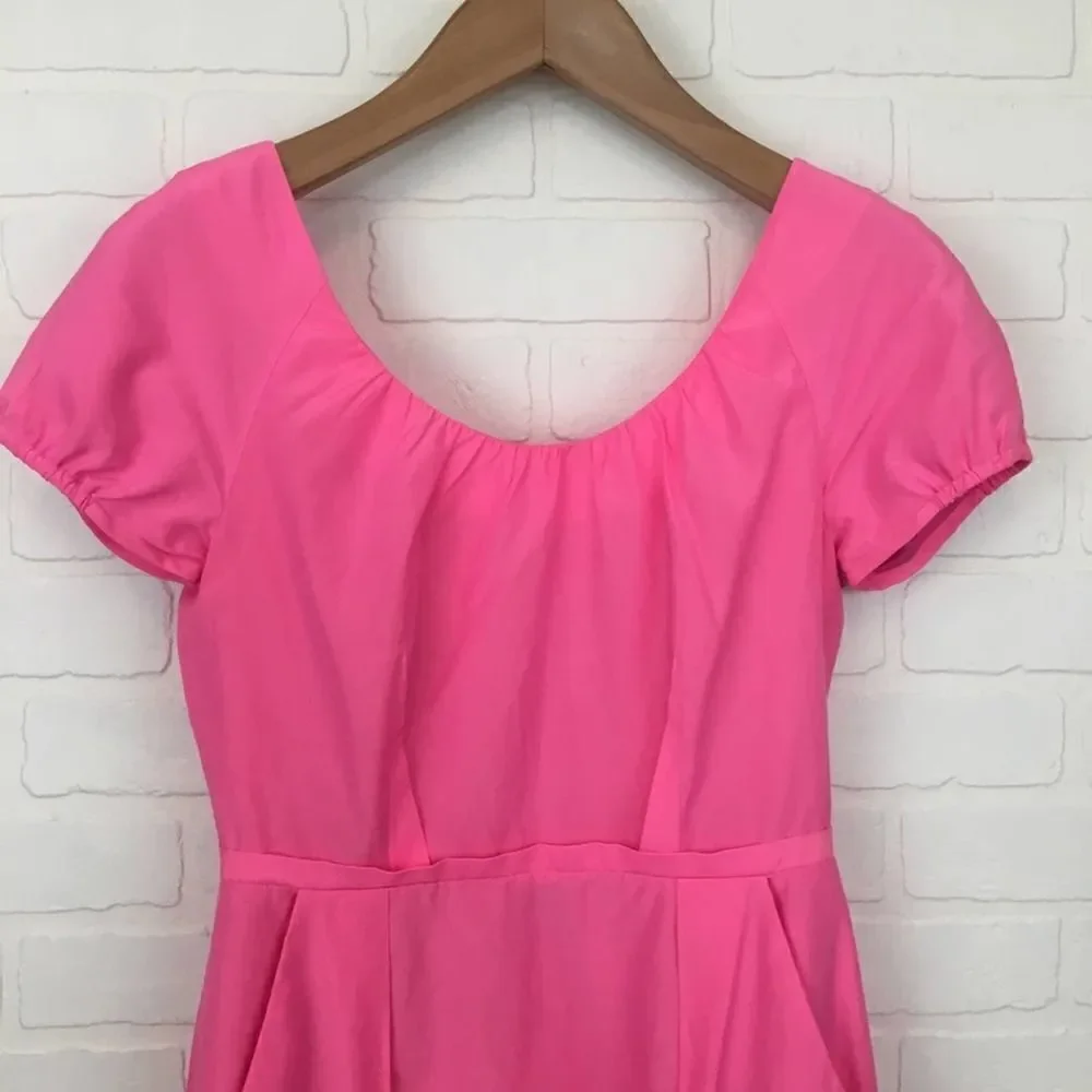 J. Crew Short Sleeve Scoop Neck Dress
